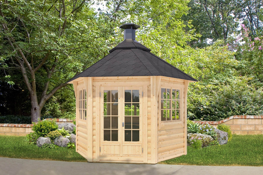 Logging Hut NORA BBQ Hut: Log Cabin Office or Games Room? – Northern Log Cabins