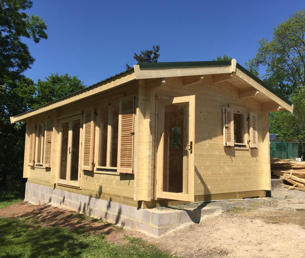 1 bed log cabin by northern log cabins