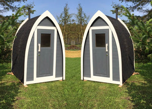 Toilet Pod | 1.5 x 1.7m - Glamping Pod - Northern Log Cabins