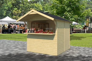 Kiosk Cabin | 2 x 2m - Glamping Cabin - Northern Log Cabins