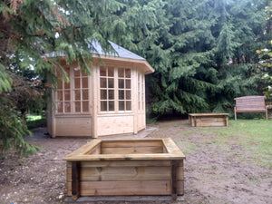 LOUISE 3.0x3.0m Log Cabin - - Northern Log Cabins