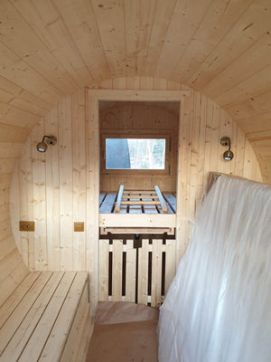 Camping Barrel Royal 446 | 4.5 x 2.4m - Glamping Barrel - Northern Log Cabins