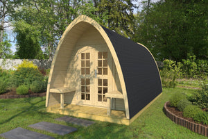 Camping Pod 480 | 4.8 x 2.4m - Northern Log Cabins