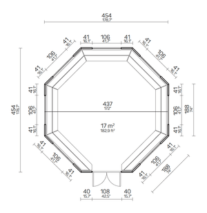 DANA Grill Cabin Gazebo | 17 m2 - Northern Log Cabins