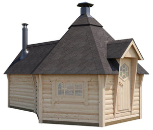 FILIP BBQ Grill Cabin + Sauna | 13m2 - Northern Log Cabins