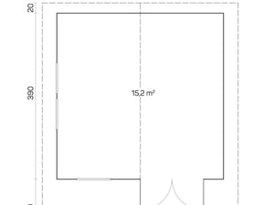GOTEBORG-A 4.1x4.1m Log Cabin - Northern Log Cabins