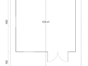 GOTLAND-A 4.4x4.4m Log Cabin - Northern Log Cabins