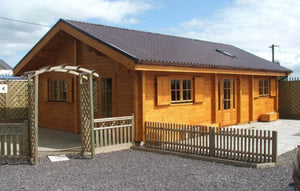 Monaco 2 Bed Log Cabin - - Northern Log Cabins