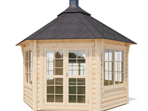 IRIS BBQ Grill Pavilion | 9m2 - Northern Log Cabins