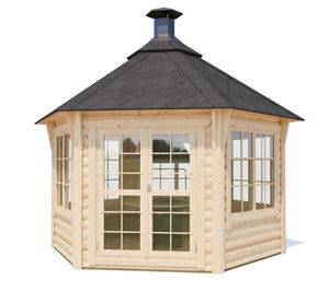 IRIS BBQ Grill Pavilion | 9m2 - Northern Log Cabins