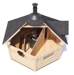 KRIS Sauna Cabin | 9m2 - Sauna Log Cabin - Northern Log Cabins