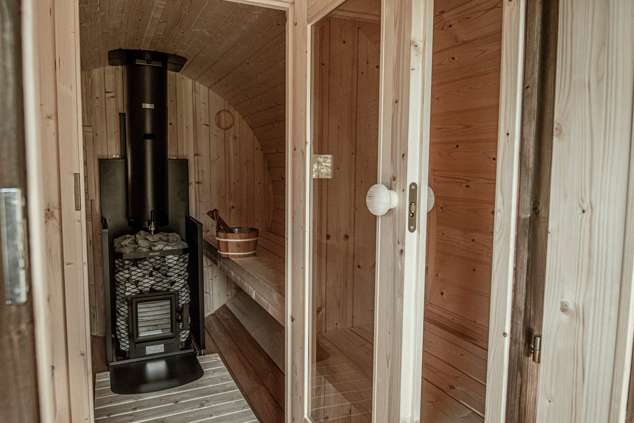 Image showcasing Luxury Sauna Log Cabins for Sale - Northern Log Cabins