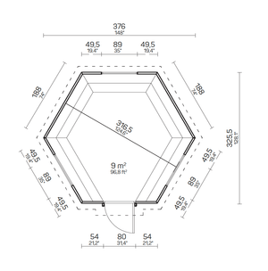 NILS BBQ Grill Cabin | 9m2 - BBQ Grill Cabin - Northern Log Cabins