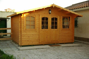 NERVION 4.0x3.0m Log Cabin - - Northern Log Cabins