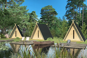 Wigwam | 3.0 x 4.3m - Glamping Pod - Northern Log Cabins