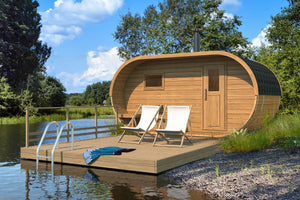 Sauna Oval | 4.0 x 2.4m - Sauna Log Cabin - Northern Log Cabins