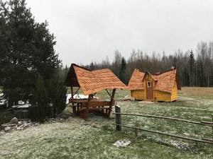 Shabby Chalet S | 4.2x2.5m - Glamping Pod - Northern Log Cabins