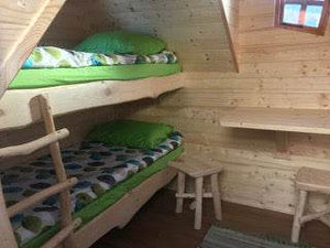 Shabby Chalet S | 4.2x2.5m - Glamping Pod - Northern Log Cabins