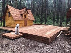 Shabby Chalet S | 4.2x2.5m - Glamping Pod - Northern Log Cabins