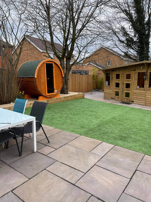 Terrace Sauna | 1.6 x 2.3m - Sauna Log Cabin - Northern Log Cabins