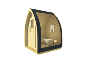 Toilet Pod | 1.5 x 1.7m - Glamping Pod - Northern Log Cabins