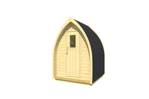Toilet Pod | 1.5 x 1.7m - Glamping Pod - Northern Log Cabins