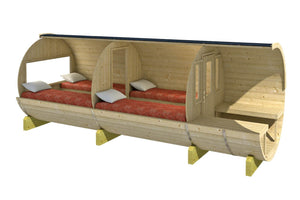 Camping Barrel 480 - - Northern Log Cabins