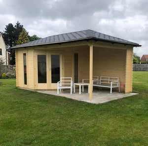 VENEZIA 5.8x3.0m Log Cabin - - Northern Log Cabins