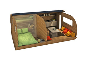 Camping Oval Grande | 4.0 x 5.0m - Northern Log Cabins