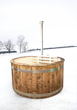 Wooden Hot Tub - Hot Tub - Northern Log Cabins