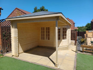 CATANIA 5.8x3.0m Log Cabin - Northern Log Cabins