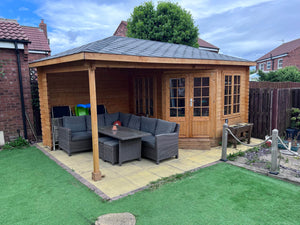 CATANIA 5.8x3.0m Log Cabin - Northern Log Cabins