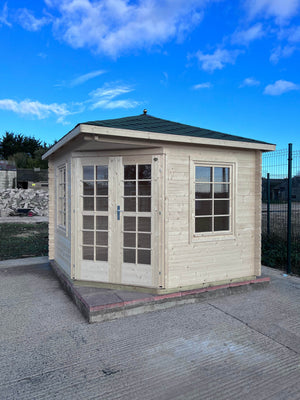 VICTORIA-B 3.0x3.0m Log Cabin - - Northern Log Cabins