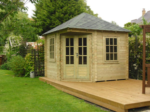 VICTORIA-B 3.0x3.0m Log Cabin - - Northern Log Cabins