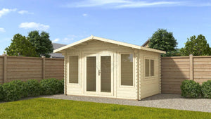 BRIGHTON 4m x 3m Log Cabin - Northern Log Cabins