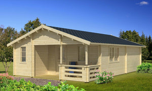 ALMERIA B 6.0x8.9m Log Cabin - Northern Log Cabins