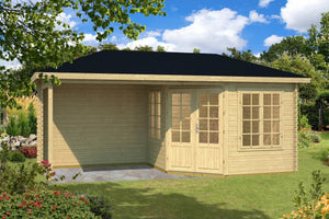 CATANIA 5.8x3.0m Log Cabin - Northern Log Cabins
