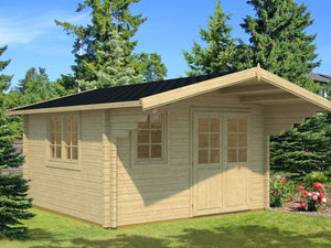 ENZO C 4.0x5.0m Log Cabin - Northern Log Cabins
