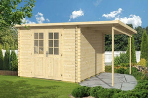 GLORIA-A+ 2.9x2.0m Log Cabin - Northern Log Cabins