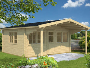 GORBEA-A 5.0x4.0m Log Cabin - Northern Log Cabins