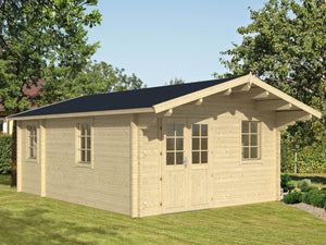 GOTLAND-D 4.4x6.0m Log Cabin