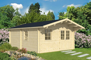 GOTLAND-E 4.4x6.0m Log Cabin - Northern Log Cabins