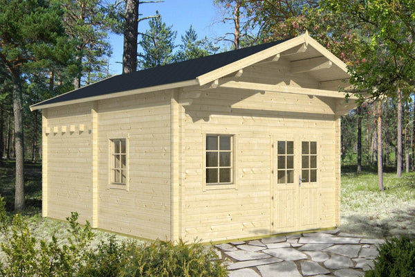 GOTLAND-G 4.4x6.0m Log Cabin - Northern Log Cabins
