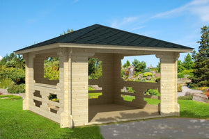 IBIZA 4.0x4.0m Gazebo - Northern Log Cabins