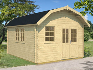 KANSAS 3.7x4.5m Log Cabin - Northern Log Cabins
