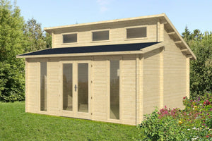 LANGEOOG-C 5.1x4.1m Log Cabin - - Northern Log Cabins