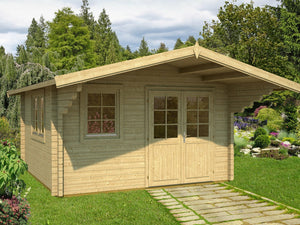 MALAGA-B 3.8x3.8m Log Cabin