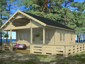 MANTOVA 6.0x6.0m Log Cabin