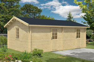 MIKKO 6.2x4.2m Log Cabin - - Northern Log Cabins