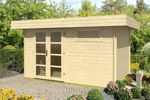 ORIENTAL-3 3.8x2.6m Log Cabin - - Northern Log Cabins